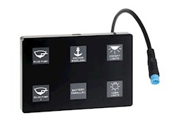 Pannello elettrico touch 6 interr.