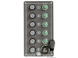 Pannello Elite 5 interruttori + presa accendino