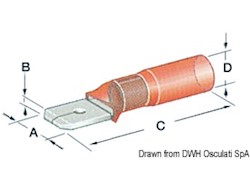 Faston stagni maschio