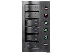 Pannello elettrico PCP Compact 6 interruttori