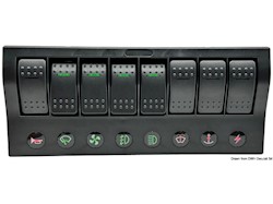 Pannello elettrico PCP Compact 8 interruttori