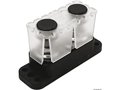 PowerBar Dual M10 (3/8) Studs - 250A w-Cover