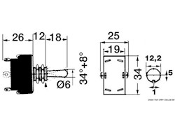 Interruttore (ON)-OFF 2 terminali