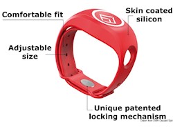 Braccialetto MOB+rosso xBAND