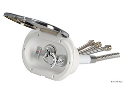 Box doccia con tubo inox 4 m