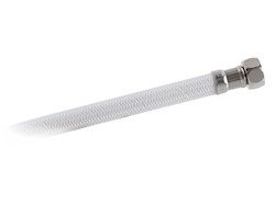 Doccetta Boris bianca tubo nylon 2,5 m