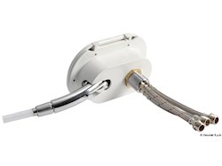 Box doccia bianco tubo PVC 4 m uscita posteriore/laterale