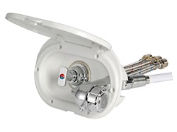 Box doccia bianco tubo PVC 2,5 m (Bulk 10 pz)