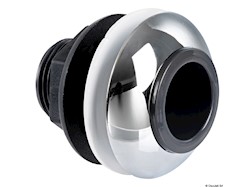 Doccia a pulsante bianca tubo PVC 2,5 m