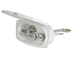 Box doccia New Edge con miscelatore e doccia a pulsante Mizar