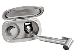 Box doccia Elissa inox-doccia Tiger tubo nylon2,5m