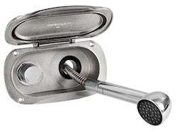 Box doccia Elissa inox-doccia Keji tubo inox 4m