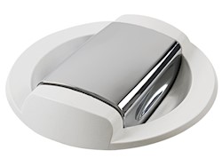 Doccia Saturn solo fredda base orizzontale bianca