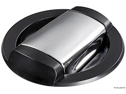 Doccia c/miscelatore Saturn base orizzont.nera