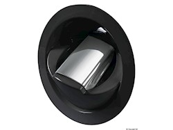 Doccia c/miscelatore Saturn base verticale nera