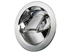 Doccia Saturn solo fredda base verticale cromata