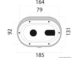 Box e coperchio Classic XL foro trasversale
