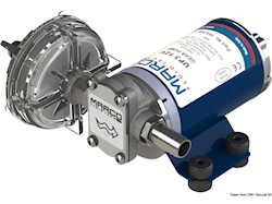 Elettropompa autoadescante con ingranaggi in bronzo per travaso gasolio, antigelo, acqua