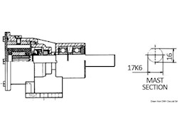 Pompa Nauco 335 46 l tenuta ad anello gomma