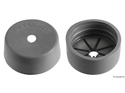 Tappo in plastica per tubo grigio 16.104.40