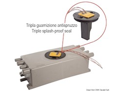 Pozzetto 20 L con sensore elettronico per 2 pompe