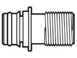 Portagomma 90° Ø mm 19