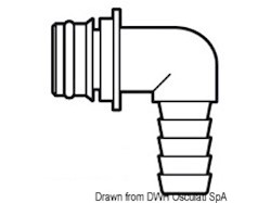 Portagomma 90° Ø mm 19