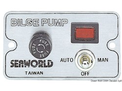 Pannello di controllo manuale per pompe di sentina elettriche