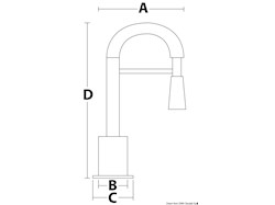 Miscelatore cucina Square con spray