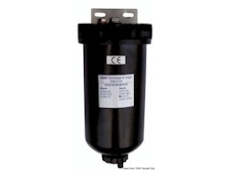 Prefiltro decantatore con elemento filtrante in rete inox 150 micron