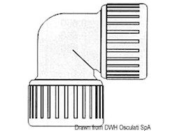 Gomito 90° Hydrofix femmina/femmina 15 mm