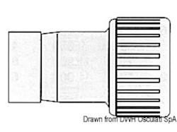 Riduzione 22/15 mm Hydrofix maschio/femmina