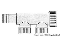 Collettore Hydrofix 2 derivazioni 22 mm