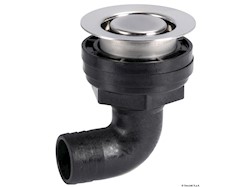 scarico inox con filtro 90°