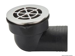 Scarico a pozzetto con flap antireflusso ø 1,5"