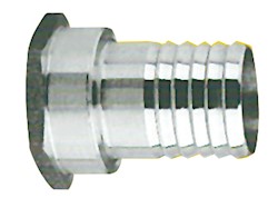 Portagomma inox femmina 3/4" x 25 mm