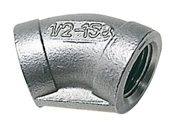 Gomito 45° femmina/femmina