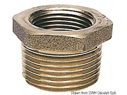 Riduzione in ottone maschi/femmina