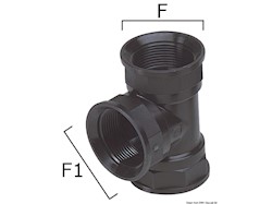 Raccordo a T in termopolimero ad alta resistenza