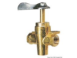 Rubinetto carburante a 3 vie