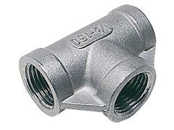 Raccordo T inox femmina/femmina/femmina 1" 1/4