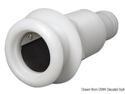 Scarico nylon 2" 1/4 mm 38 con valvola non ritorno