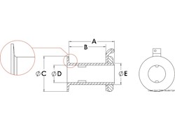 Scarico a mare a filo tutto filetto