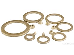 Rondella in ottone 2" con attacco cavo massa