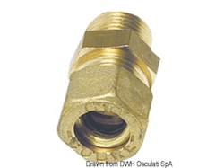 Raccordo dritto maschio 10 mm x 1/4"