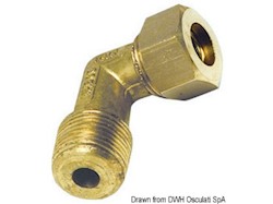 Raccordo dritto maschio 10 mm x 1/4"