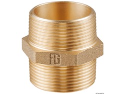 Niples doppio M-M in bronzo GUIDI