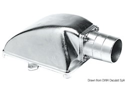 Succhiarola inox Ø 38 mm orizzontale