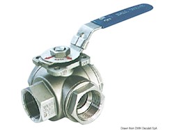 Valvola a sfera deviatrice 1" 1/4