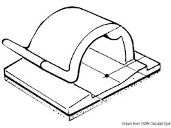 Fermacavo nylon 15 x 18 mm